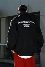 2026港风美式复古印花字母双袖三杠织带大码M-5XL夹克JK77766P75，男装夹克，星座227-7