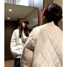 冬季2025新款港风棉衣棉服青年情侣装冬装男女中性外套S273-P118，男装棉衣，电商A233-1