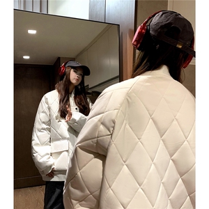 冬季2025新款港风棉衣棉服青年情侣装冬装男女中性外套S273-P118图片