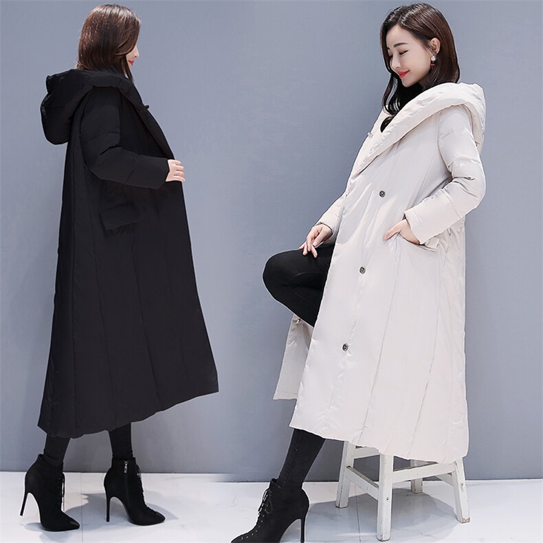纯色中长款修身长袖时尚保暖2020冬季通勤棉衣棉服,女装棉衣/棉服,瑶迪依秀