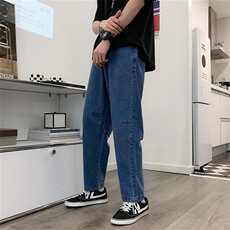 夏季新款港风青少年大码牛仔裤男A221A-K565-P45，男装牛仔裤，电商A221A