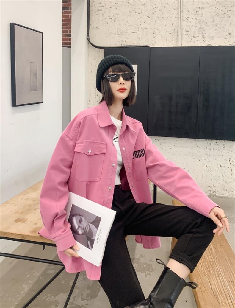 秋款简单款衬衫，女装衬衫，品炫姿