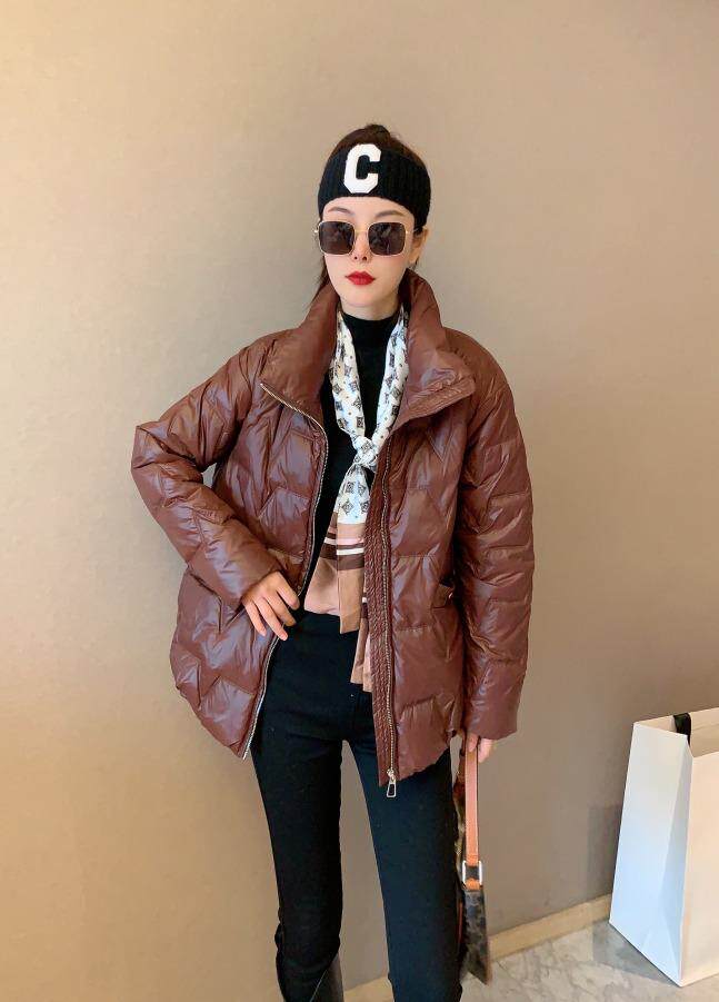 冬季新款带丝巾羽绒外套，其它，维多利亚