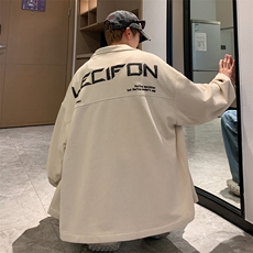 高级感发泡印花夹克男麂皮绒棒球服休闲冲锋衣外套6007-P60-控108，男装夹克，星座207