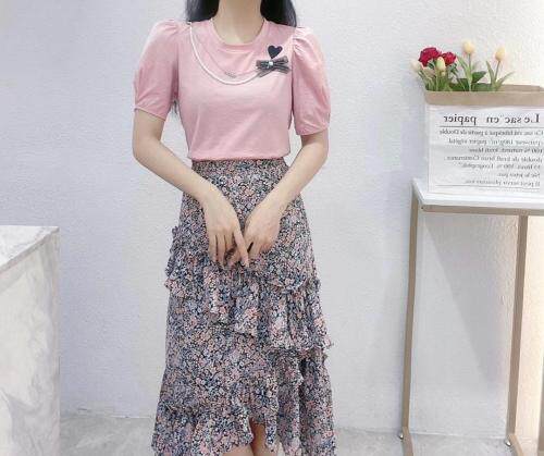 二件套花半裙，女装半身裙，艾丽贝儿