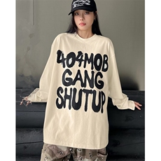 原宿时尚新款潮流长袖T慵懒简约ins文艺气质流行百搭日系TL720，男装T恤，星座1116A（原606A-3）