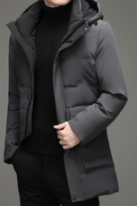 冬季新款中长款中青年连帽羽绒服爸爸装保暖男外套DFLDY1001-P305，男装羽绒服，电商B212（原钱塘6029）
