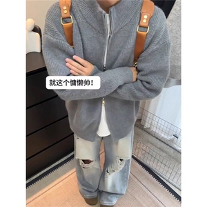 有货DM8871-批60抖音天猫高质量北极绒开衫毛衣针织衫图片