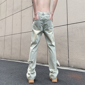 冬季美式ins高街vibe水洗加绒牛仔裤货号加绒K2316P70常规P55图片