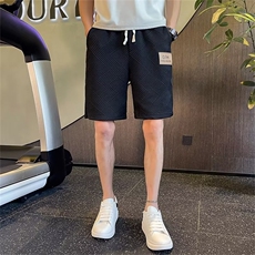 黑色短裤男夏季痞帅直筒休闲裤2024新款男裤运动五分裤子D077，男装牛仔裤，星座1116A-2（原606A-1）