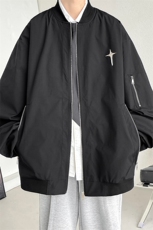 JK8103/P68春装现货立领夹克男外套棒球服防水大码潮男工装上衣，男装夹克，电商A141