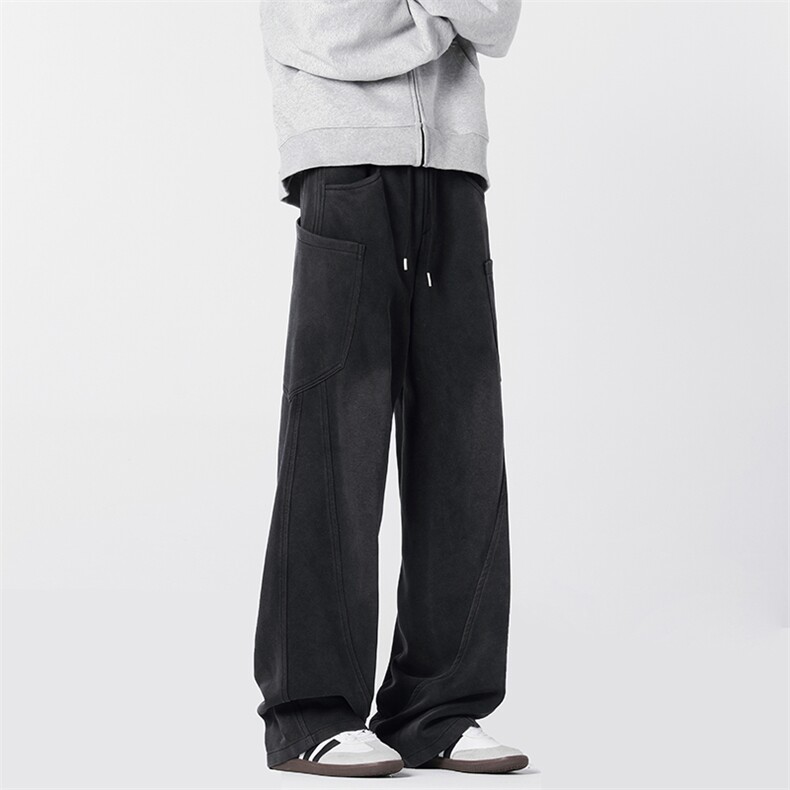 B258-K9935-P60控88抖音品质休闲裤面料成分65%棉35%聚酯纤维,男装休闲裤,电商B258
