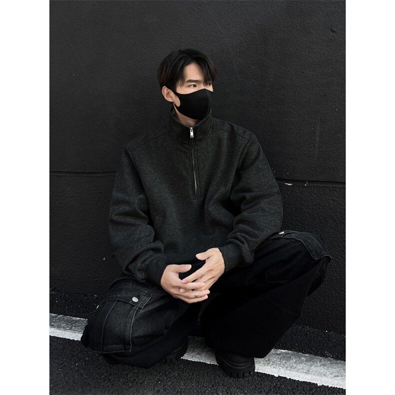 立领拉链卫衣男CP106-特p50,男装卫衣,电商B371