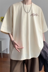 图案已注册夏季新款美式炸街短袖T恤男潮宽松半袖打底衫D024/P25，男装T恤，电商B209