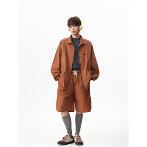 8XL-M 特大码冰丝防晒服短裤套装男户外防晒衣运动外套潮TZ102P65图片