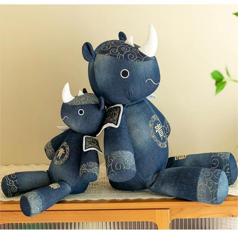 以犀为贵犀牛，蓬阳毛绒玩具