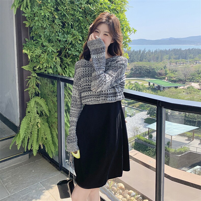 2025年春季两件套连衣裙新款配包P185K268,女装连衣裙,浙宝220A