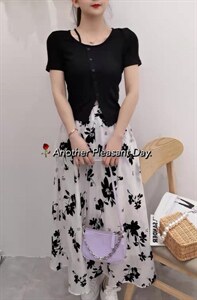 【夏季新款】两件套 印花 显瘦,其它,笑思源