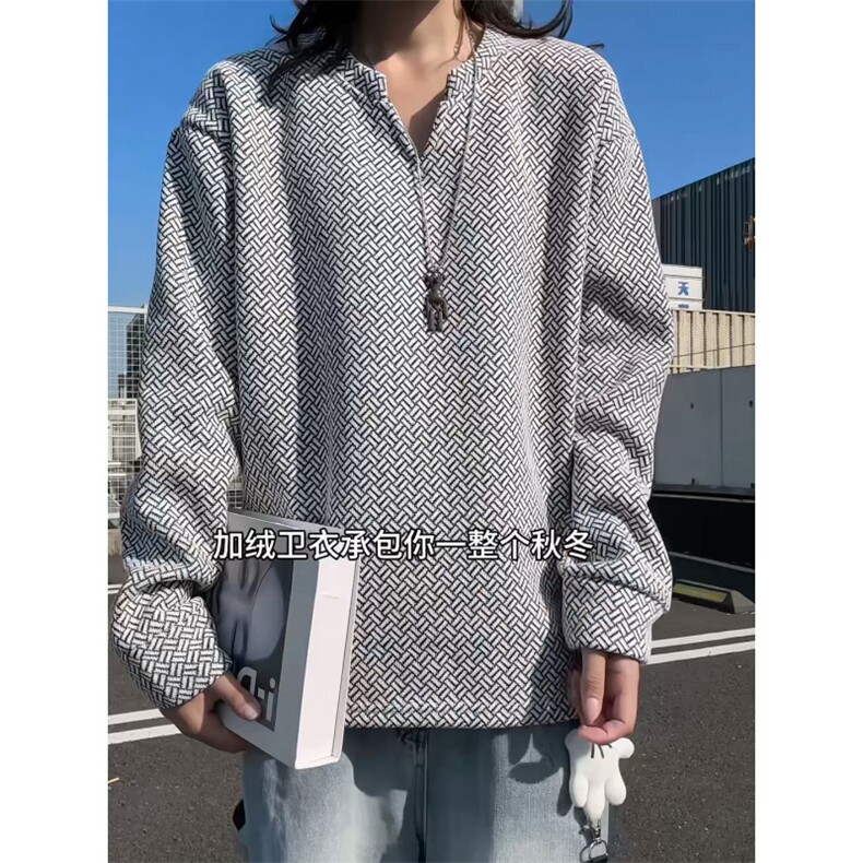 XZ809A/SYR59/特P24/控48/加绒特P34/控58小香风雪尼尔V领卫衣,男装卫衣,星座809A(原222-1)