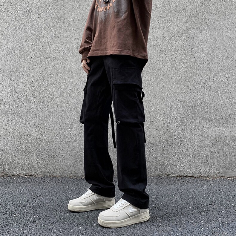 B221秋冬新款美式ins高街小众休闲弹力工装裤LK22055-P65控88,男装休闲裤,电商B221