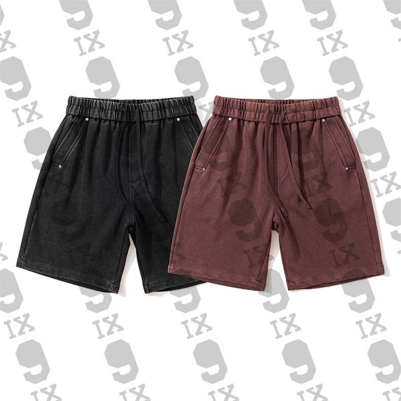 9IX蓝朋友/日系水洗棉男士休闲短裤宽松运动五分裤男大码PE-559，男装牛仔裤，电商基地S007