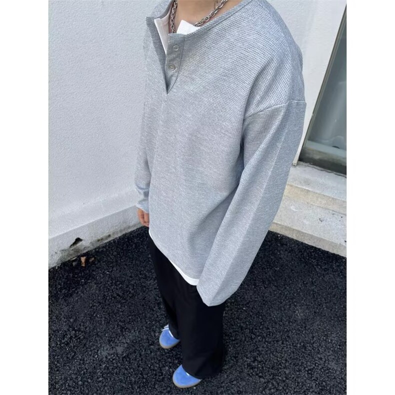 T428-P36潮流新款原宿慵懒文艺百搭简约ins流行气质日系时尚,男装T恤,电商B323A