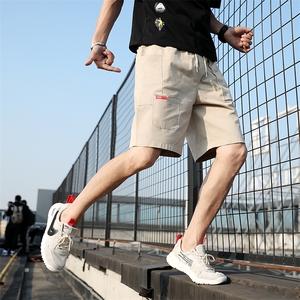 20夏季日系天台大码潮流多口袋宽松五分裤工装休闲短裤DK302-P35图片