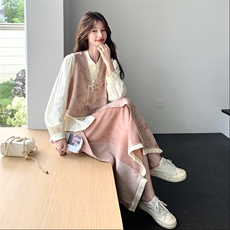 2026春款现货2C068-3580P205K328（蝴蝶提花风三件套），女装套装/套裙，2C068