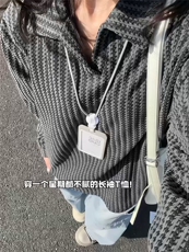 XZ809A/SYR01/特P29/控58雪尼尔小香风设计感polo衫长袖T恤卫衣，男装Polo衫，星座809A(原222-1)