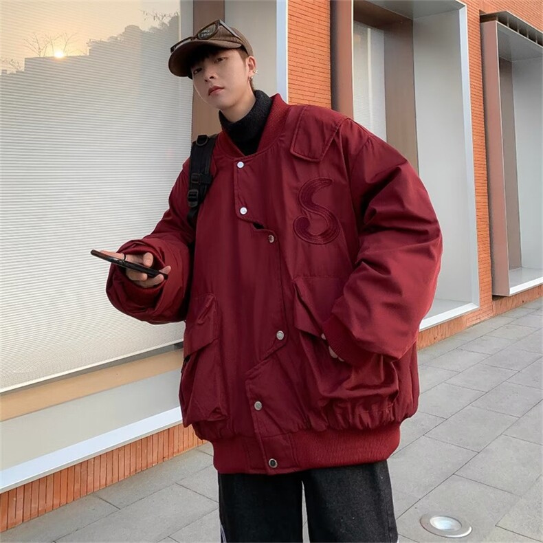 美式重磅刺绣飞行员夹克男女上衣vibe风宽松情侣款外套J9248-p58,男装夹克,星座1008