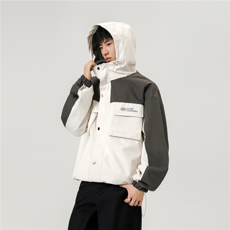 b228-j3155-p85校服配色冲锋衣,男装夹克,电商A016 (原B228)