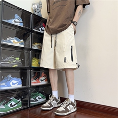 抖音品质机能防水拉链设计宽松冲锋裤短裤B315-K24071-特p30控58，男装休闲裤，电商B315