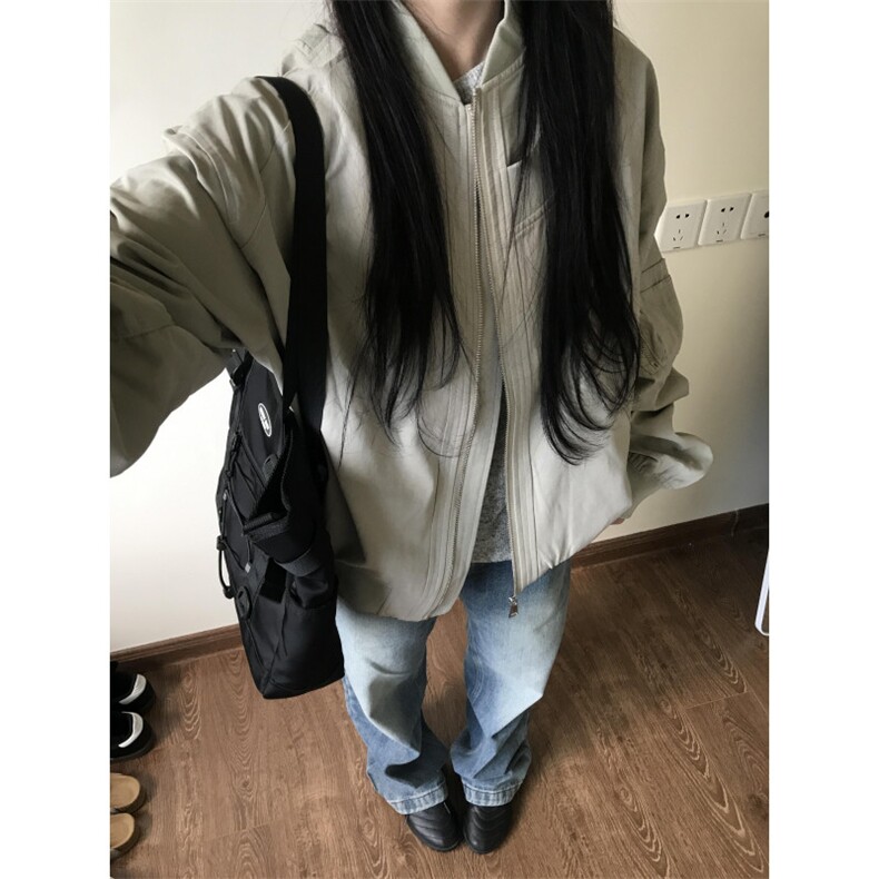 【有货】cleanfit棒球服外套高级感痞帅飞行员夹克JH8820LL-P58,男装夹克,星座1007（原301D）
