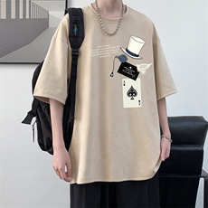 麂皮绒短袖t恤男大码半袖男酒店风JD82373-P25，男装T恤，电商A040