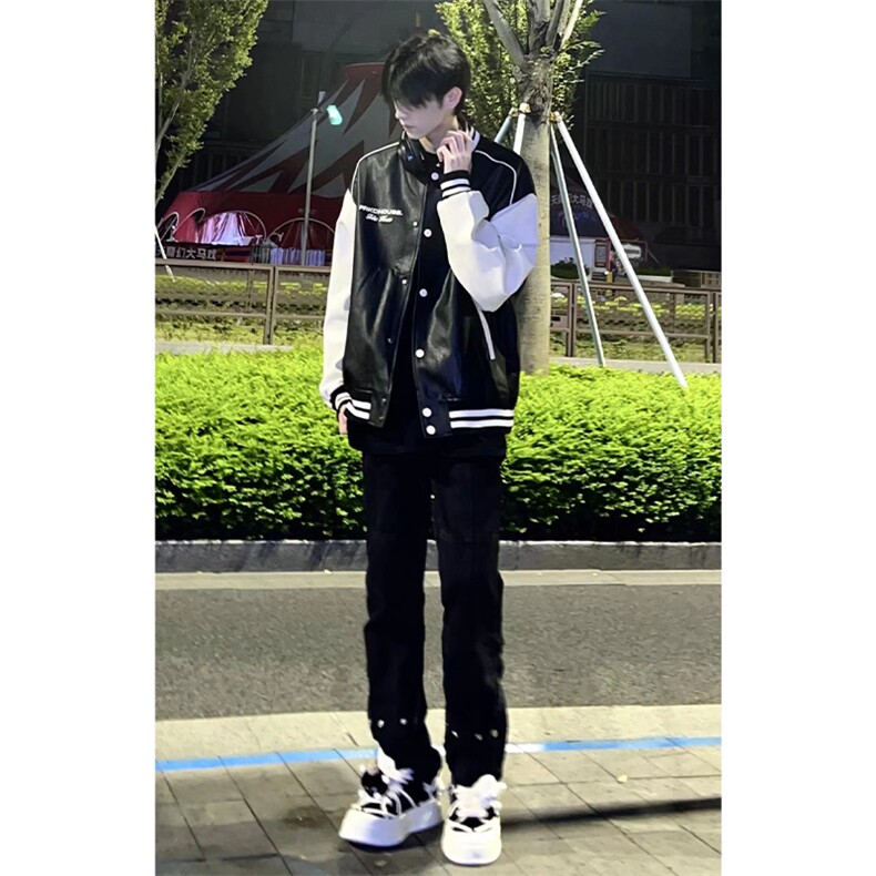 自家图，不拿货cleanfit牛仔裤设计感微喇叭裤子KZA23-P55,男装牛仔裤,星座1007（原301D）
