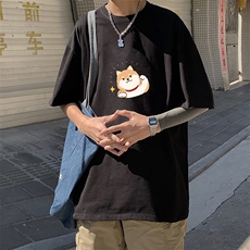 DX17146-P20纯棉短袖t恤男大码半袖打底衫宽松体恤衫港风，男装T恤，电商A040