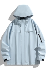 新款男女高品质户外登山服青少年学生冲锋衣夹克外套HS6606，男装夹克，星座1206（原A206）