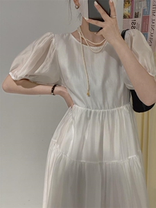 后背系带连衣裙,女装连衣裙,驿谷