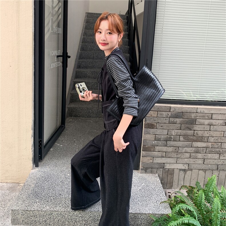 有货韩版时尚条纹T三件套2C090-8915-P185-K278,女装套装/套裙,2C090
