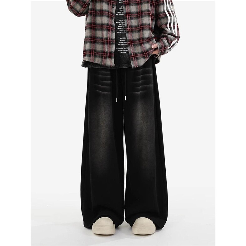 1014-1-KF203-p60-重磅水洗休闲裤男秋季美式高街潮牌卫裤，男装休闲裤，星座1014-1