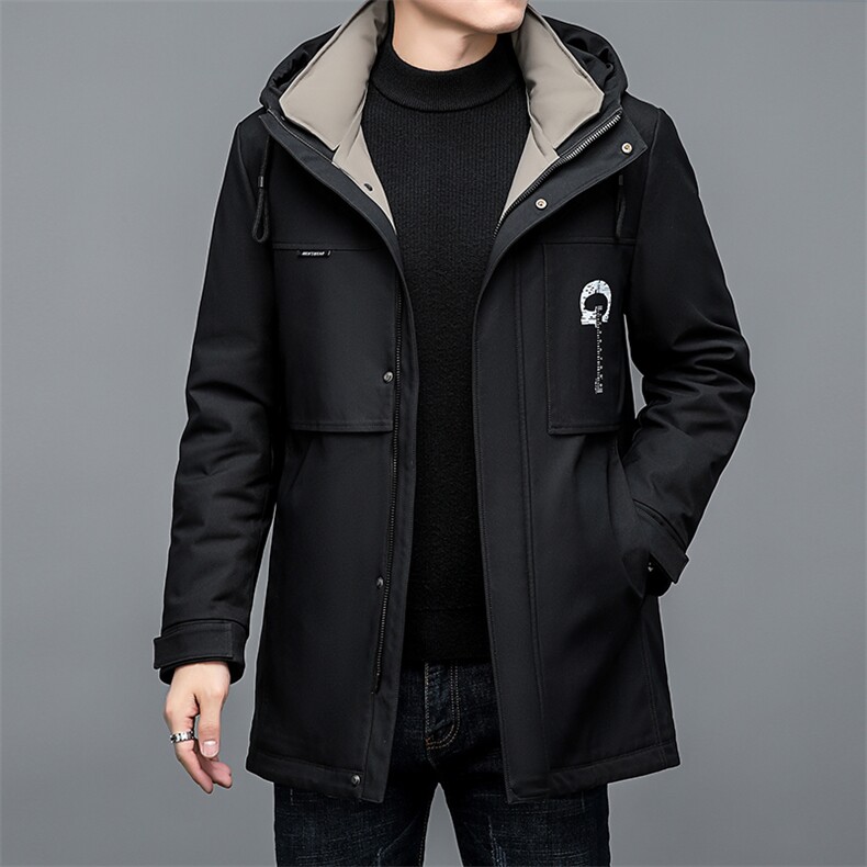 AC2230钱塘2020-3冬季羽绒服白鸭绒防寒保暖外套男加厚P295,男装羽绒服,钱塘207-3