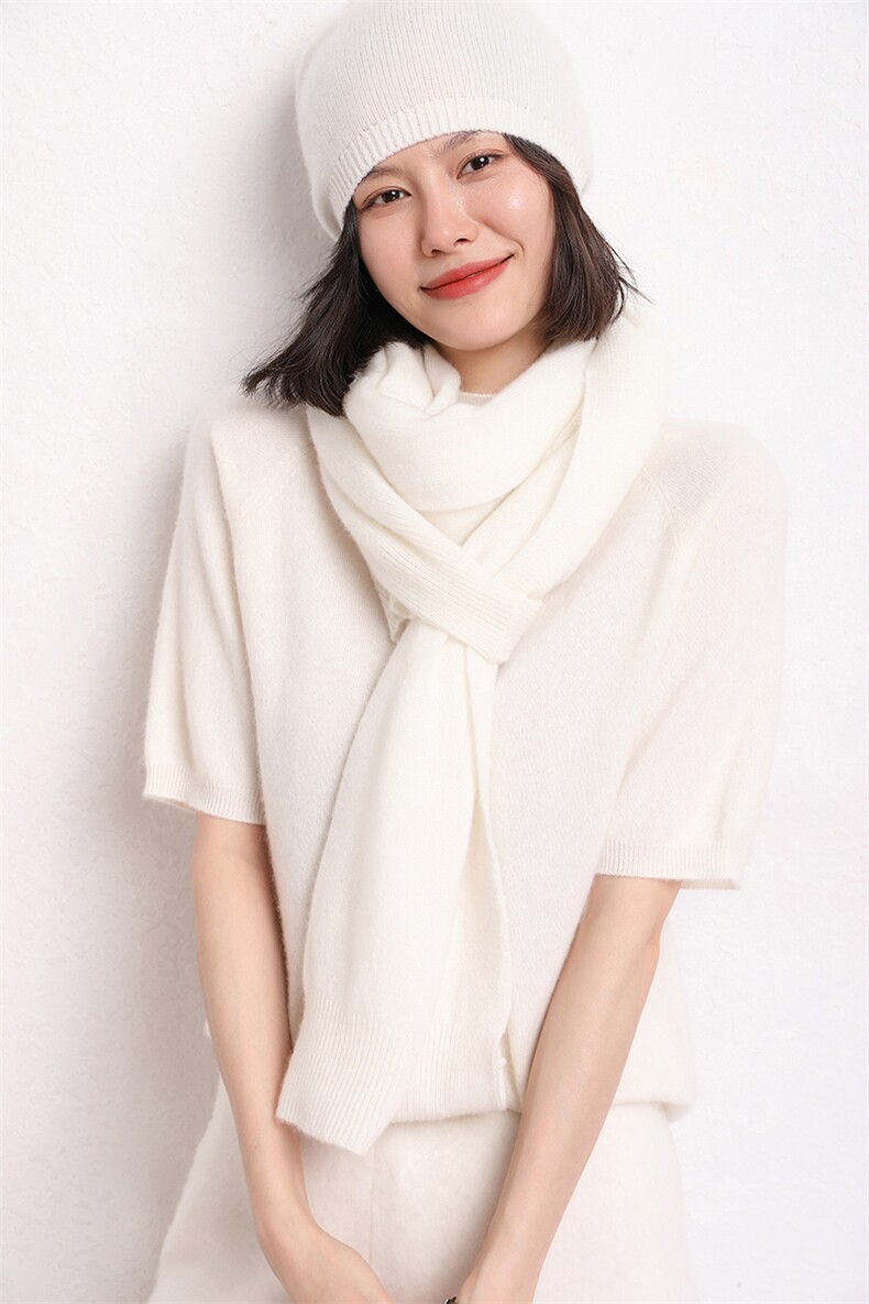 多功能羊绒披肩围巾女新款开衫外套秋冬百搭护肩披风斗篷,饰品披肩,五色羊羊绒
