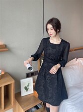 显瘦大气连衣裙，女装连衣裙，布萱