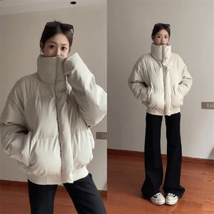 直播现货原版高品质冬季美式帆布皮棉服立体纹理加厚棉衣外套图片