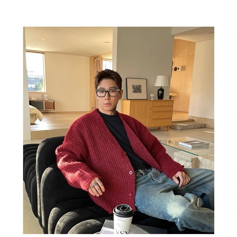 现货高品质MY43-P78红色开衫,男装卫衣,星座1501-3