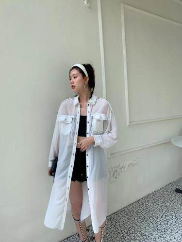 【现货】夏季新品防晒开衫，女装，blue face