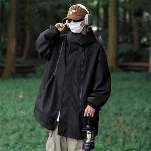 美式机能软壳冲锋衣外套男2023新款防水户外夹克登山服W5244-P59图片