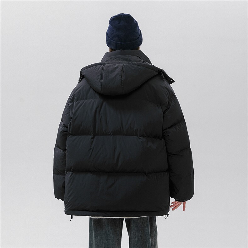 中性风标白鸭绒字母印花连帽羽绒服A268-YR836010P255控298,男装羽绒服,电商A268