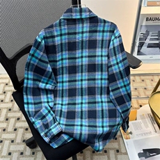 春季格子衬衫男士长袖美式复古潮牌痞帅防晒外套潮流ins衬衣服，男装衬衫，星座1013