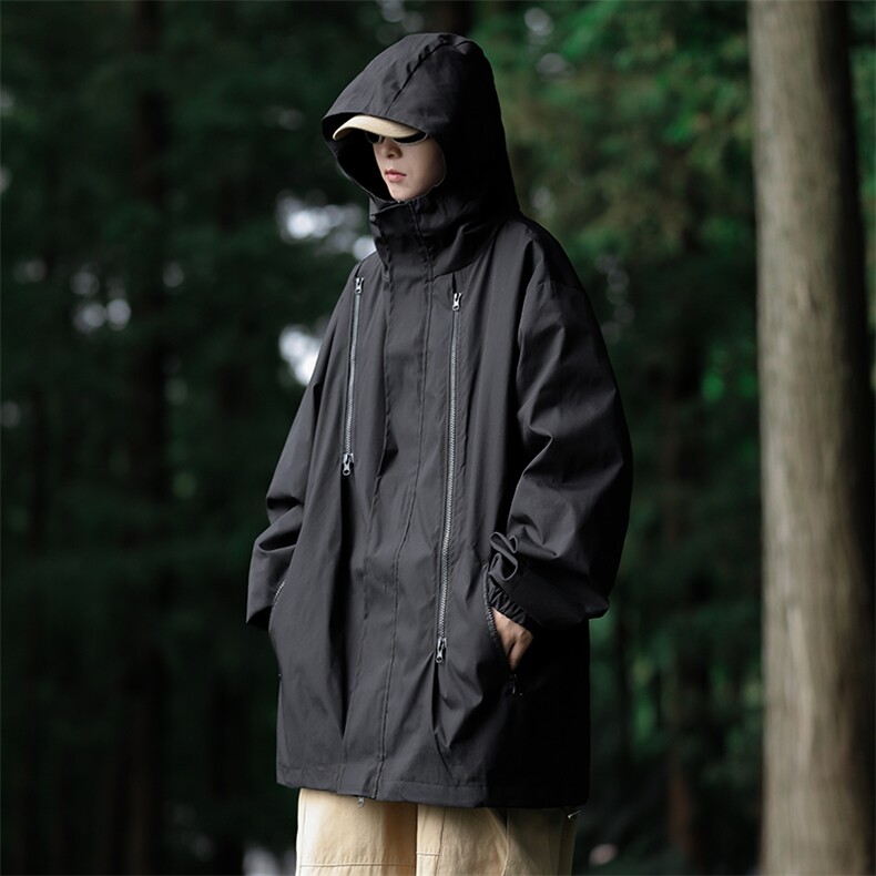 冲锋衣外套男春秋季新款潮牌美式户外机能工装运动夹克女CF45-P65,男装夹克,星座1008
